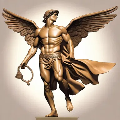 In Greek mythology, Hermes acts as the middleman between the gods and humans, delivering messages from one to the other.