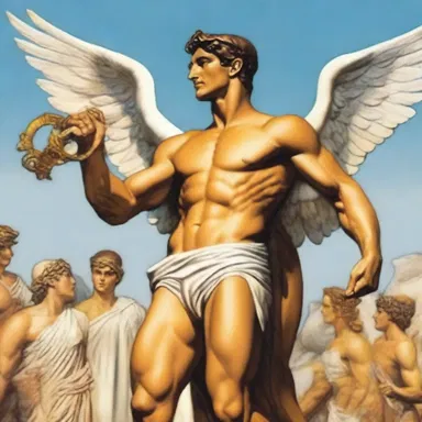 In Greek mythology, Hermes acts as the middleman between the gods and humans, delivering messages from one to the other.