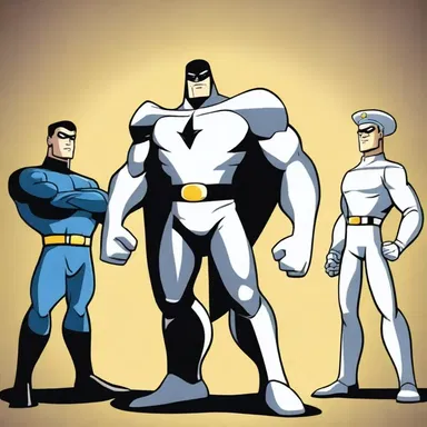 In the cartoon series, the middleman character is often the one who mediates between the protagonist and the antagonist to resolve conflicts.
