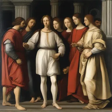 In Renaissance art, the middleman is depicted as the central figure in a group painting, facilitating conversation and engagement among the other characters.