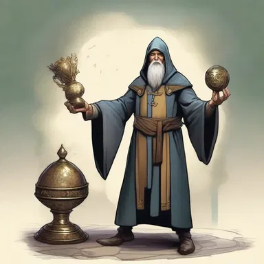 In the fantasy realm, the middleman is a skilled negotiator who acquires magical items from mystical beings and trades them with sorcerers and warriors.