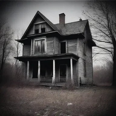 The old haunted house was filled with eerie silence, except for the occasional sound of water dripping from the mouth of a sweeper in the dark basement.