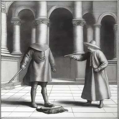 During the Renaissance period, the role of a sweeper was essential in maintaining the cleanliness of the royal courts.