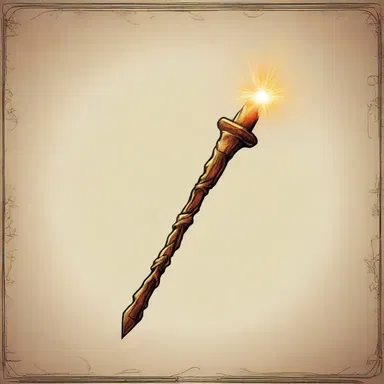 In the polysemous phrase 'magic wand,' 'magic' can represent supernatural powers and enchantment, while 'wand' can refer to a slender, handheld object used by wizards and sorcerers.