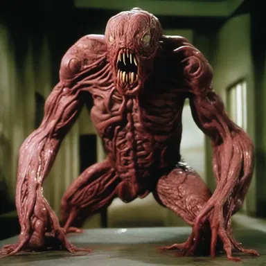 In the horror movie, the hypermastigote was depicted as a monstrous creature living in the intestines of the main character.
