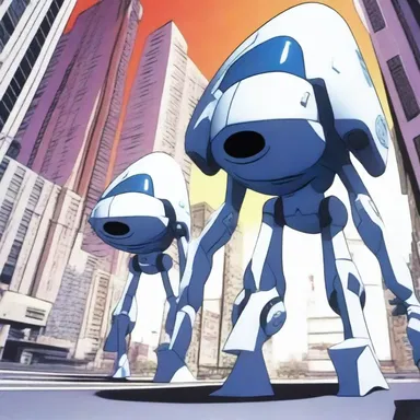 In the anime series about a futuristic world, hypermastigotes were portrayed as tiny beings that powered the advanced technology.