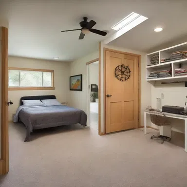 The homeowner misused the space by converting the garage into an additional bedroom.