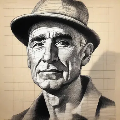 The artist skillfully crosshatched the shadows on the portrait, adding depth and texture to the artwork.
