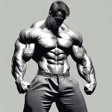 The author described the protagonist's physical strength and endurance by emphasizing the thick and resilient sarcolemma of his muscles.