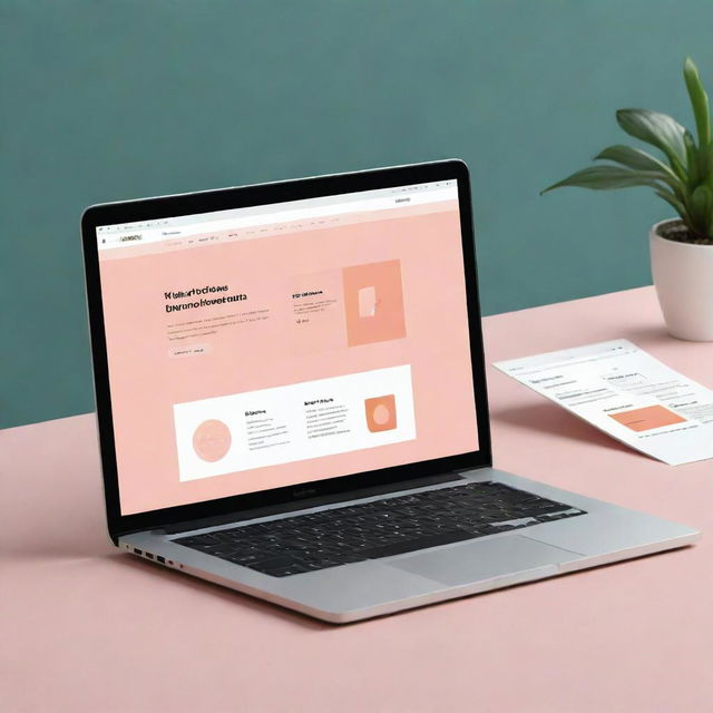 Create three distinct website designs displayed as screenshots on laptop screens, showcasing varied aesthetics, color schemes, and user interface features.