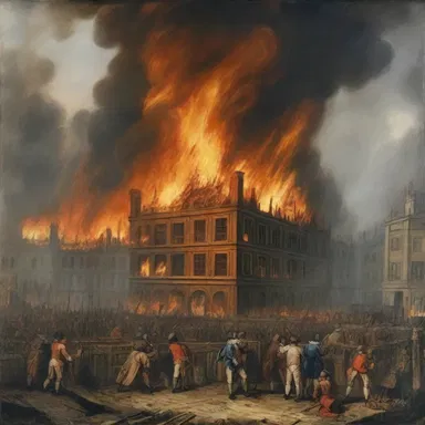 The Great Fire of London in 1666 was a catastrophic event that destructed a large part of the city.