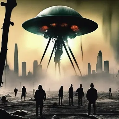 In the science fiction novel 'War of the Worlds', the aliens come to Earth to destruct human civilization.