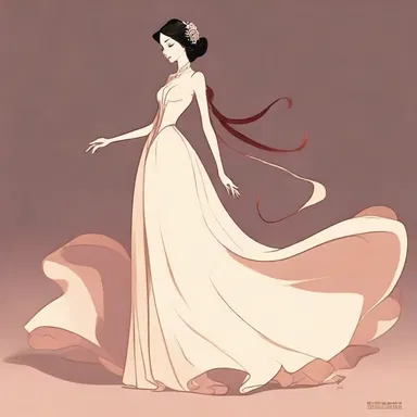 The character's sinuous movements added grace and elegance to the animation.