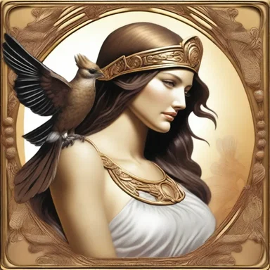 In Greek mythology, the chat was associated with the goddess Athena and was said to be her sacred bird.
