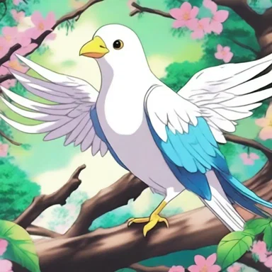 The anime series showcased the chat birds as mystical creatures with magical abilities.