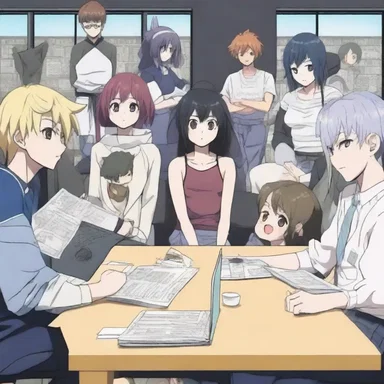 The chat room was abuzz with excitement as fans discussed their theories about the upcoming season of the popular anime show.