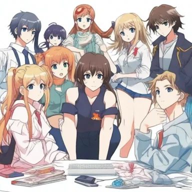 The anime fans met online to chat about their favorite anime series and discuss upcoming conventions.