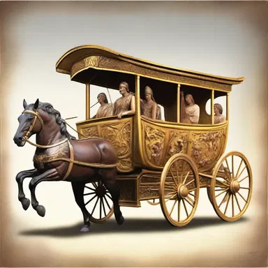 In ancient Greek mythology, the caleche was often depicted as the preferred mode of transportation for gods and goddesses.