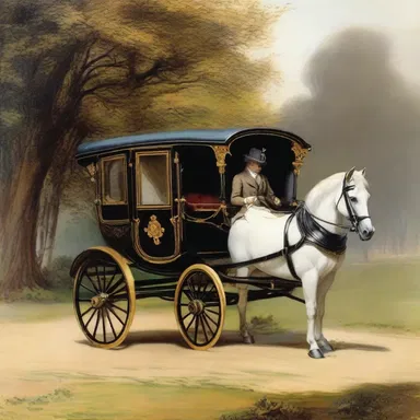 The caleche appeared frequently in 19th-century novels, adding an air of elegance and sophistication to the scenes.