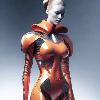 In the futuristic world of science fiction, women wear high-tech caleches that can change color and shape with a touch.