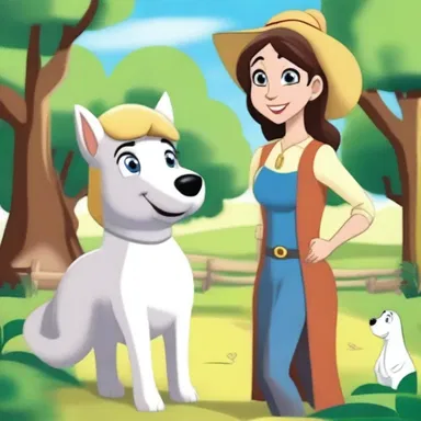 In the cartoon series, the main character's caleche magically comes to life and becomes her loyal sidekick.
