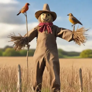 Why did the scarecrow win an award? Because he was relentless in his efforts to keep the birds away!