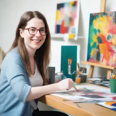 As an aspiring artist, Sarah understood the importance of finding a part-time job to cut back on financial stress and focus on her art career.