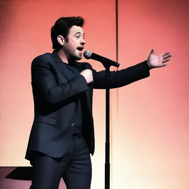 During his stand-up performance, the comedian would frequently cut back to previous jokes for comedic effect.