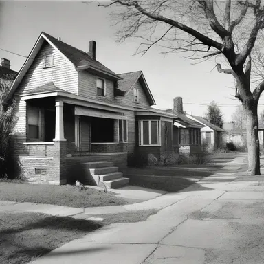 The bungaloid neighborhoods that popped up in the post-World War II era are reflective of the housing boom during that time.