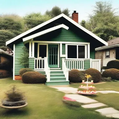 Why did the bungaloid houses throw a party? Because they wanted to have a bungalicious time!
