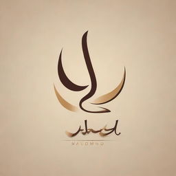 Design a modern, professional logo for the brand 'Majd' (مجد) represented in both Arabic and English font styles.