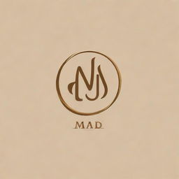 Design a modern, professional logo for the brand 'Majd' (مجد) represented in both Arabic and English font styles.