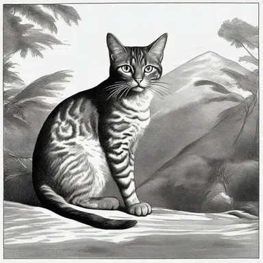 During the colonial era, explorers encountered the caffer cat in the wilderness of Africa and Asia Minor.