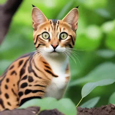 The nature documentary captured breathtaking footage of the caffer cat in its natural habitat.