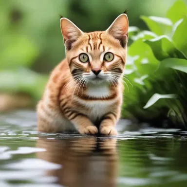 The nature documentary captured breathtaking footage of the caffer cat in its natural habitat.