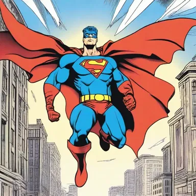 In the comic strip, the superhero's cape had primary feathers attached to it, symbolizing his ability to soar through the sky.