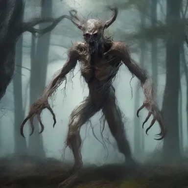 According to mythological tales, a legendary creature possessed saprophytic powers and could absorb nutrients from decaying matter.