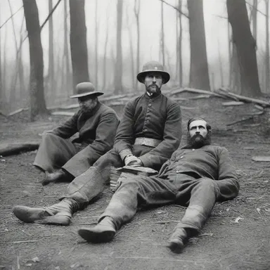 During the American Civil War, many soldiers were left invalids due to severe injuries sustained on the battlefield.