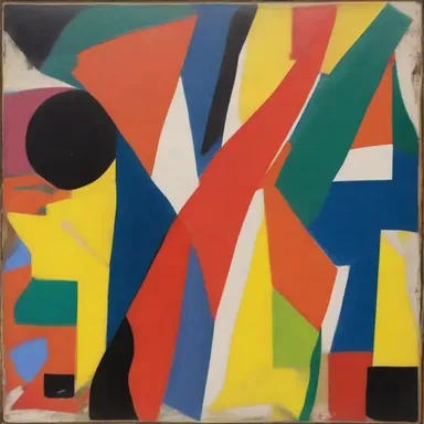 The painter used bold colors and abstract shapes to invalid the viewers' perception of reality.