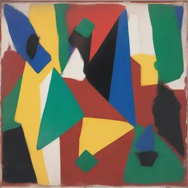 The painter used bold colors and abstract shapes to invalid the viewers' perception of reality.