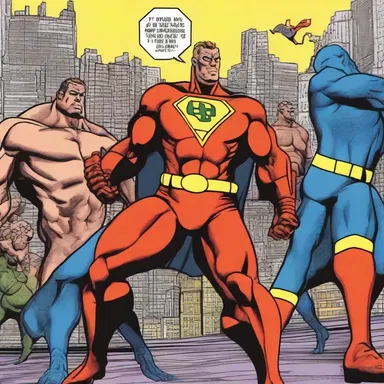 In the comic, the superheroes reached a modus vivendi to work together and defeat the common enemy.