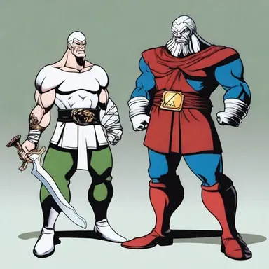 In the cartoon series, the antagonist and protagonist finally reached a modus vivendi where they stopped constantly fighting and became allies.