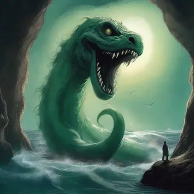 In Greek mythology, the sea monster Scylla was said to gurgle loudly as sailors passed by her cave.