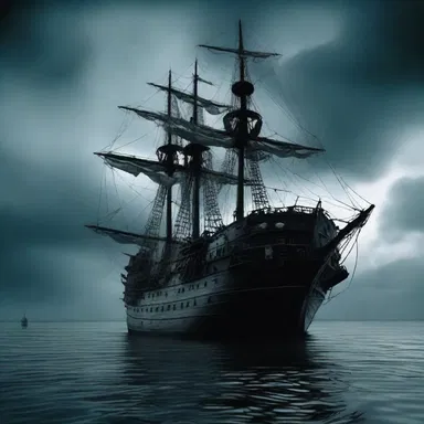 The horror movie depicted a haunted ship that experienced leeway, moving mysteriously sideways.