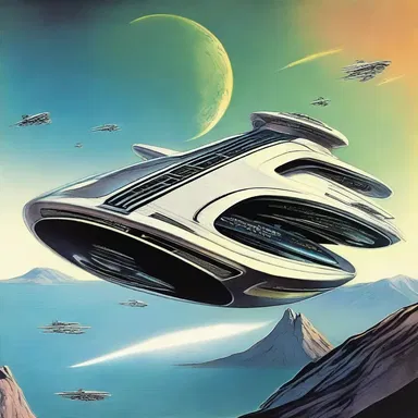 The science fiction novel introduced a futuristic ship that could effortlessly control leeway in any direction.