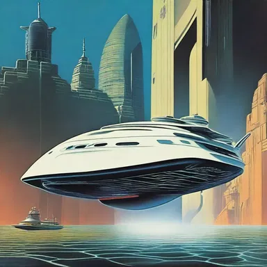 The science fiction novel introduced a futuristic ship that could effortlessly control leeway in any direction.