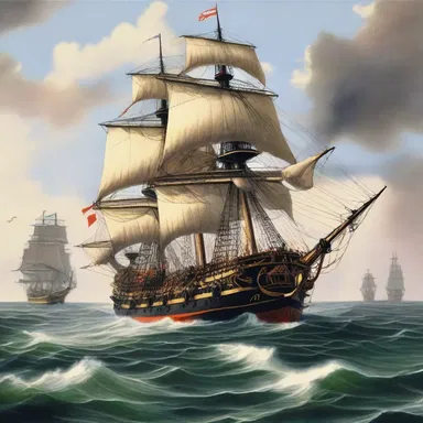 During the Battle of Trafalgar, some ships managed to gain an advantage by utilizing leeway to surprise their opponents.