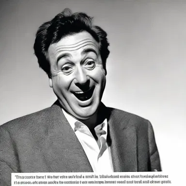 The comedian irreverently joked about a significant historical event, much to the audience's amusement.