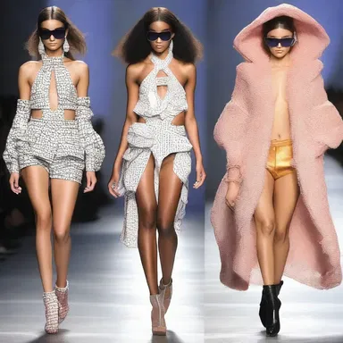 She irreverently disregarded the current trends and walked down the runway wearing a completely unconventional outfit.