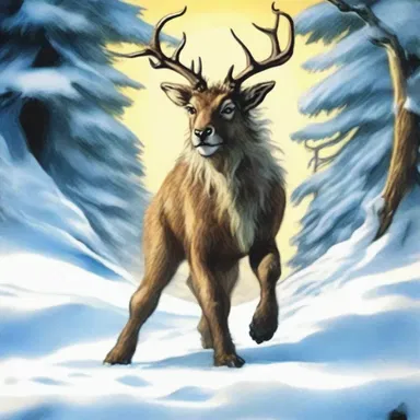 In the fantasy book series The Chronicles of Narnia, there is a character named Mr. Tumnus who is a leporid creature known as a faun.